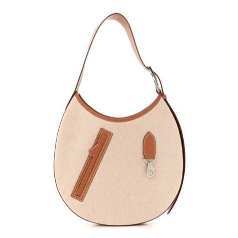 01668188608139 hermes|HERMES Canvas Swift Arcon Beige Gold .